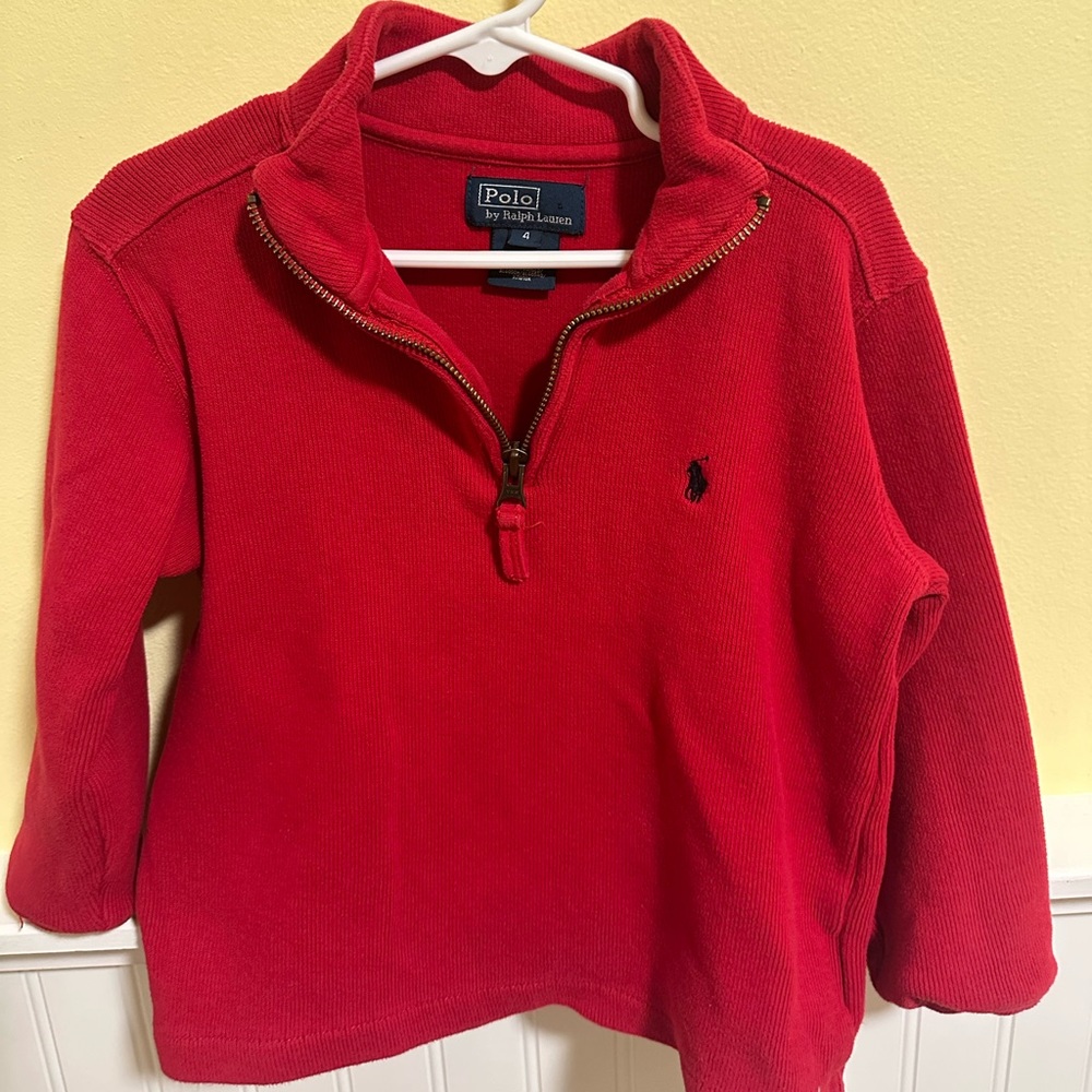 EUC Polo by Ralph Lauren kids quarter zip up